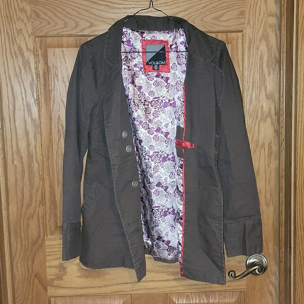 Volcom Jacket Button Up Size Small - Picture 5 of 6